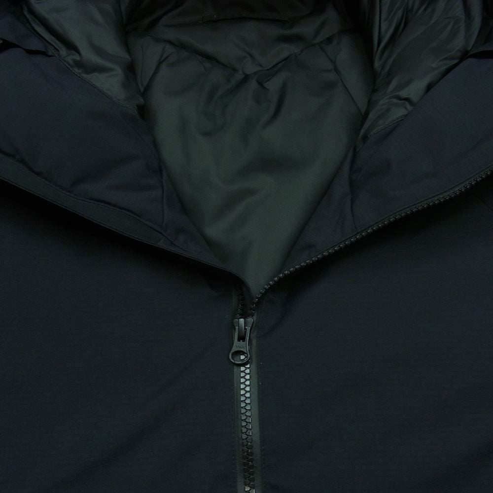 ATTACHMENT アタッチメント AB42-209 透湿防水 3レイヤー ナイロンリップ フーデッド ダウン ジャケット ダークネイビー系 3【美品】【中古】