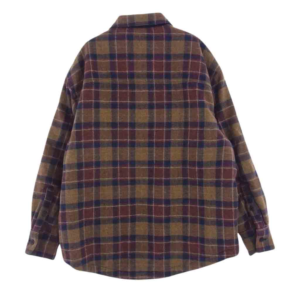Levi's リーバイス A0278-0001 MADE&CRAFTED メイドアンドクラフテッド FILLED OVER SHIRT LMC AMAKUSA PLAID MOJ オーバー チェック シャツ ジャケット ブラウン系 XS【美品】【中古】