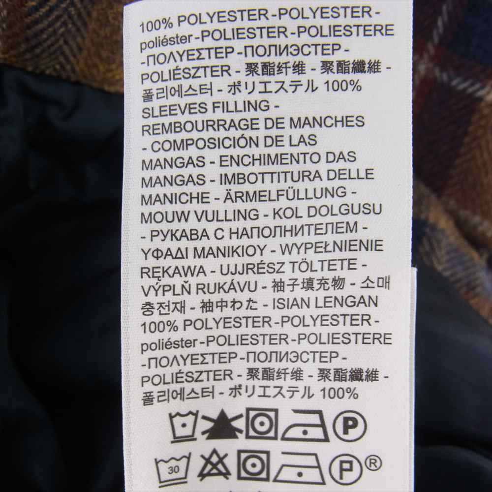 Levi's リーバイス A0278-0001 MADE&CRAFTED メイドアンドクラフテッド FILLED OVER SHIRT LMC AMAKUSA PLAID MOJ オーバー チェック シャツ ジャケット ブラウン系 XS【美品】【中古】