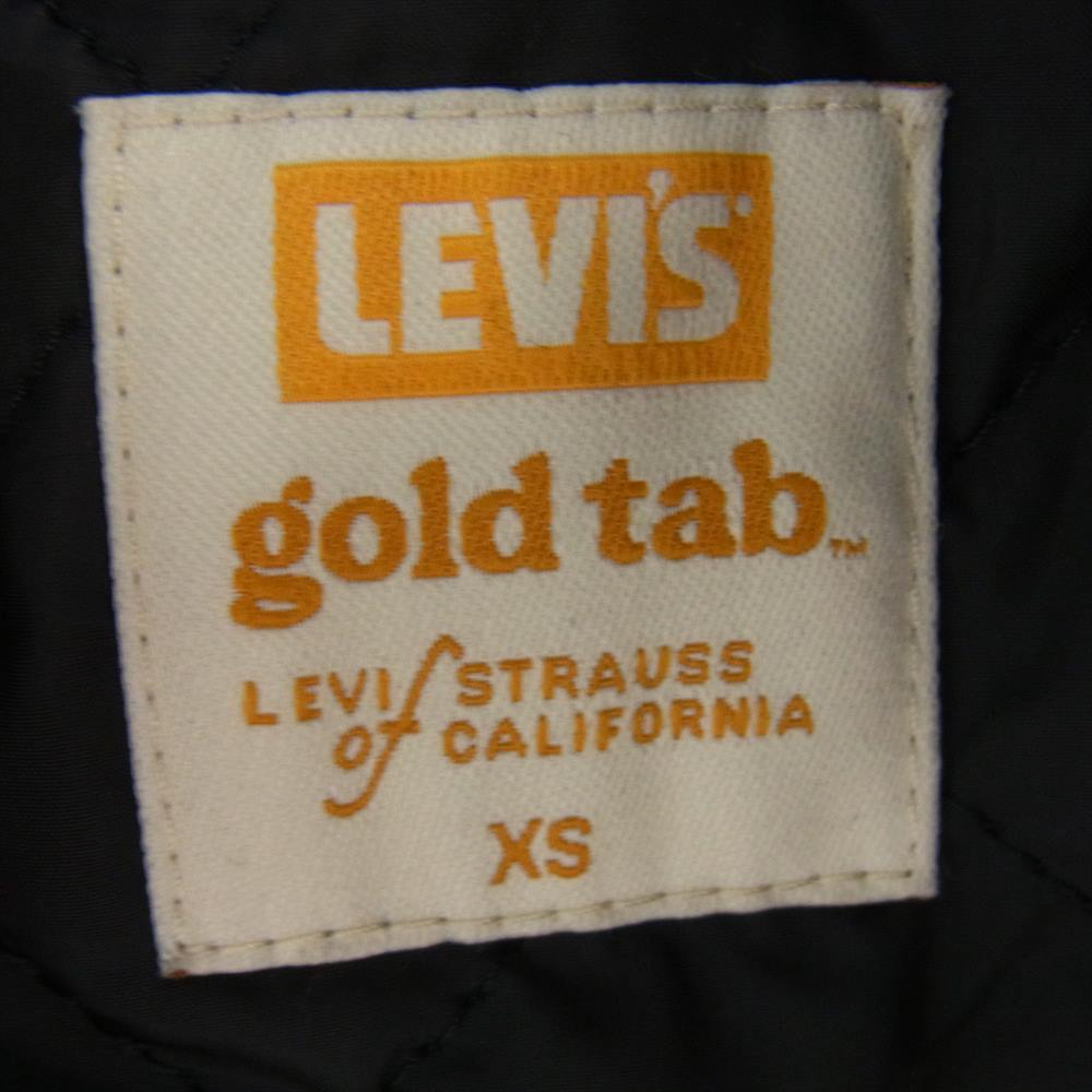 Levi's リーバイス A3739-0000 GOLD TAB 90s VARSITY JACKET バーシティ ジャケット スタジャン ブラック系 XS【美品】【中古】