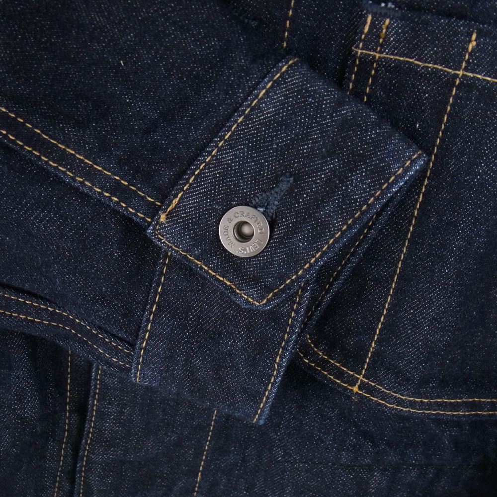 Levi's リーバイス A4373-0001 MADE&CRAFTED メイドアンドクラフテッド Utility Trucker Jacket ユーティリティー トラッカー デニム ジャケット インディゴブルー系 S【中古】