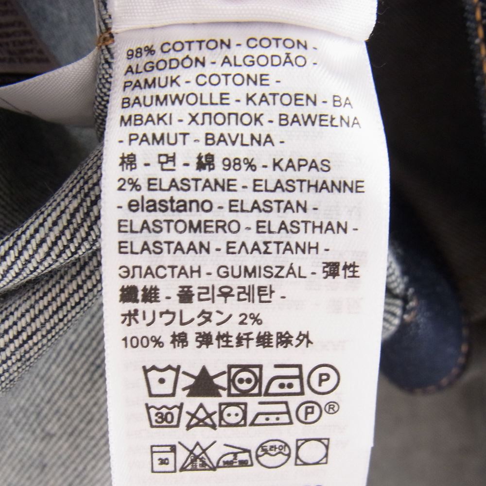 Levi's リーバイス 28943-0022 MADE&CRAFTED メイドアンドクラフテッド TYPE II WORN トラッカー デニム ジャケット インディゴブルー系 XL【極上美品】【中古】
