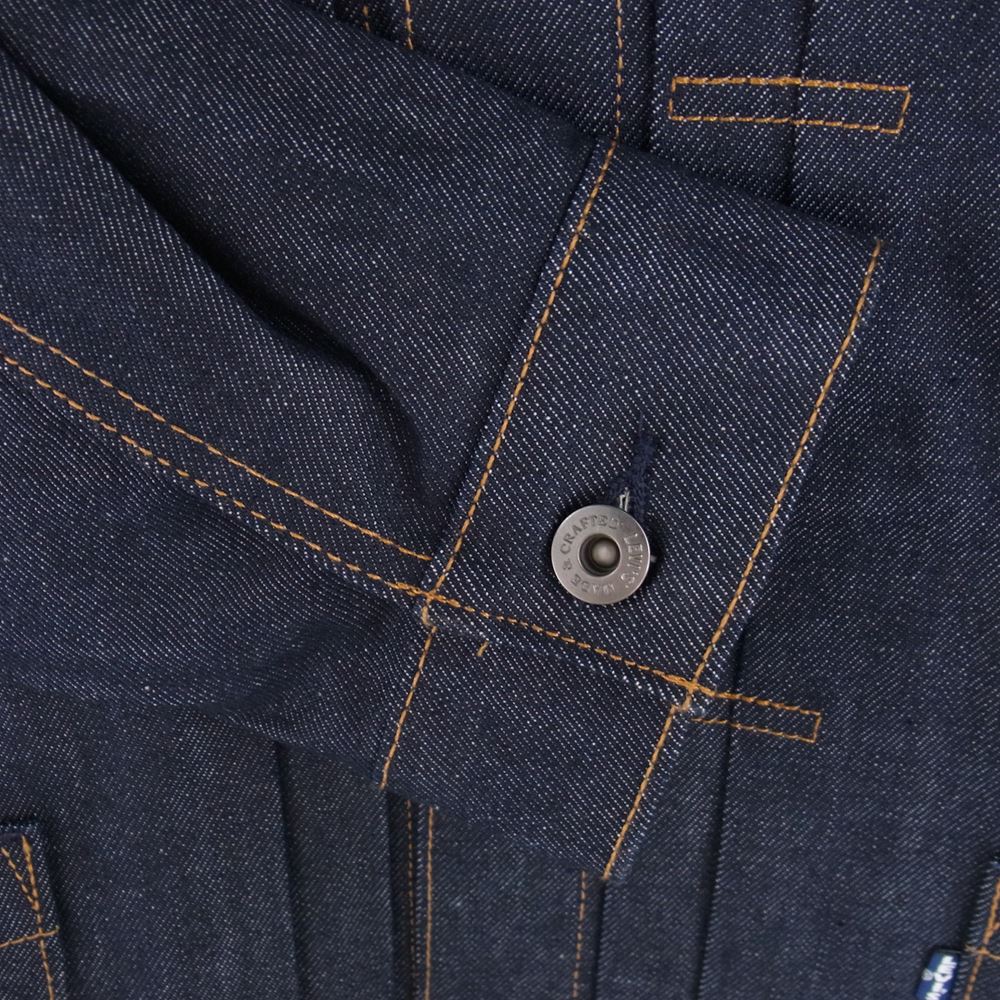 Levi's リーバイス 28943-0022 MADE&CRAFTED メイドアンドクラフテッド TYPE II WORN トラッカー デニム ジャケット インディゴブルー系 XL【極上美品】【中古】