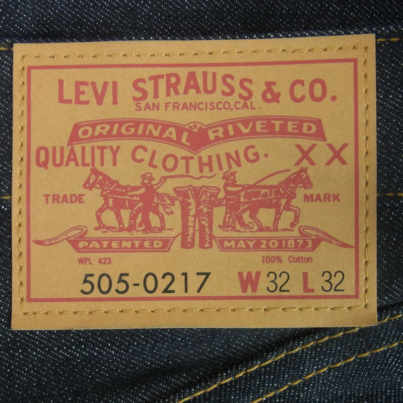 Levi's リーバイス 67505-0098 VINTAGE CLOTHING ヴィンテージクロージング LVC 1967年モデル 505xx MADE THE CONE ストレート デニム パンツ インディゴブルー系 W32 L32【極上美品】【中古】