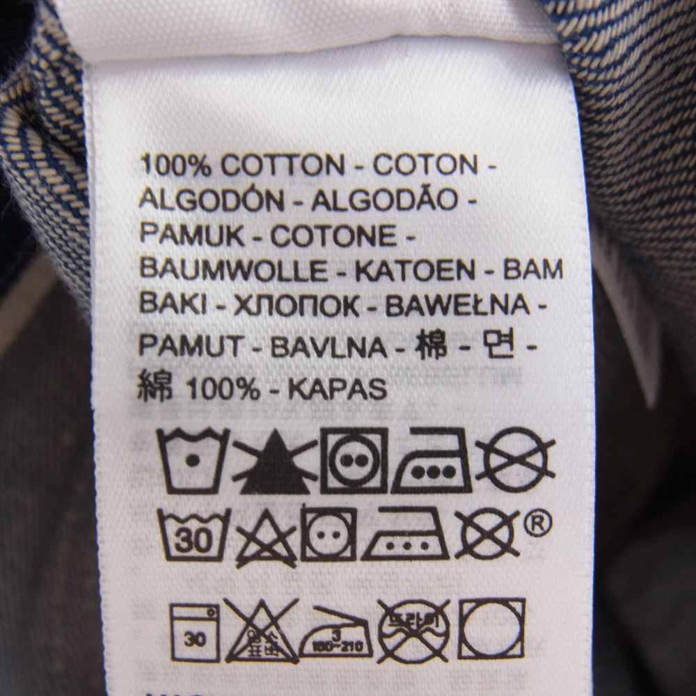 Levi's リーバイス A4395-0000 VINTAGE CLOTHING ヴィンテージクロージング LVC 1879 プリーツブラウス リジッド デニム ジャケット インディゴブルー系 JP:XL【極上美品】【中古】