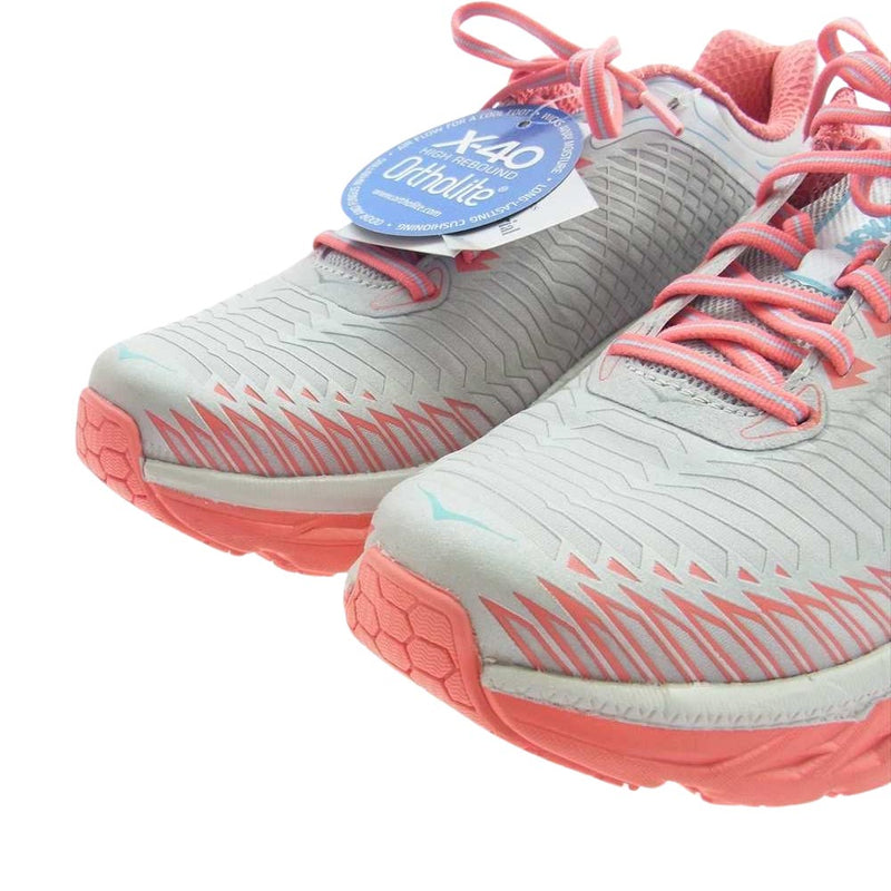 HOKA ONE ONE ホカ オネオネ 1016259 MCDB Womens ARAHI Trail Running Shoes アラヒ トレイル ランニング シューズ スニーカー グレー系 24cm【新古品】【未使用】【中古】