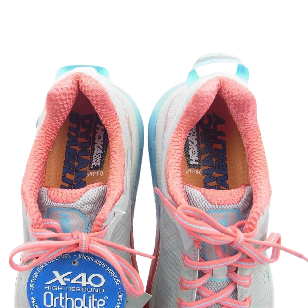 HOKA ONE ONE ホカ オネオネ 1016259 MCDB Womens ARAHI Trail Running Shoes アラヒ トレイル ランニング シューズ スニーカー グレー系 24cm【新古品】【未使用】【中古】