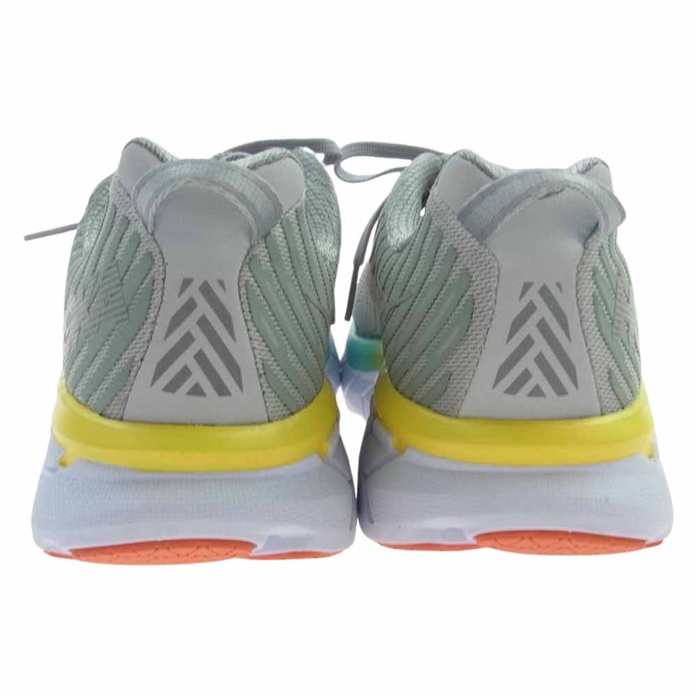 HOKA ONE ONE ホカ オネオネ 1016259 VBWI Womens CLIFTON5 Trail Running Shoes クリフトン トレイル ランニング シューズ スニーカー グレー系 24cm【極上美品】【中古】