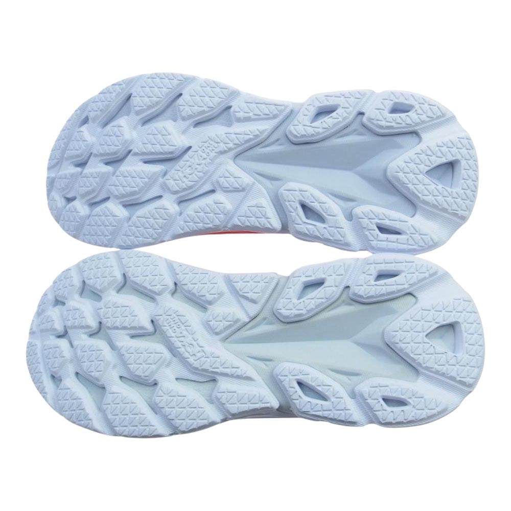 HOKA ONE ONE ホカ オネオネ 1110511 HCWH Womens CLIFTON EDGE Trail Running Shoes クリフトン エッジ トレイル ランニング シューズ スニーカー オレンジ系 24cm【極上美品】【中古】