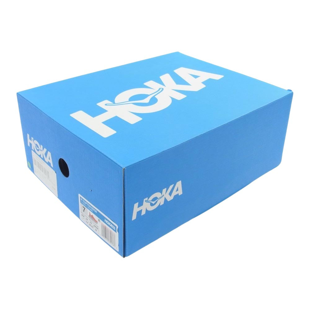 HOKA ONE ONE ホカ オネオネ 1110511 HCWH Womens CLIFTON EDGE Trail Running Shoes クリフトン エッジ トレイル ランニング シューズ スニーカー オレンジ系 24cm【極上美品】【中古】