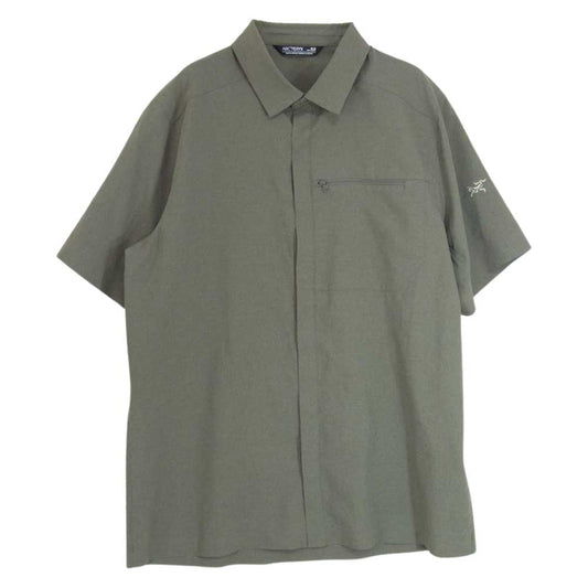 ARC'TERYX アークテリクス X000007416　 Skyline SS Shirt Melange スカイライン メランジ ショートスリーブ 半袖 シャツ カーキ系 M【美品】【中古】