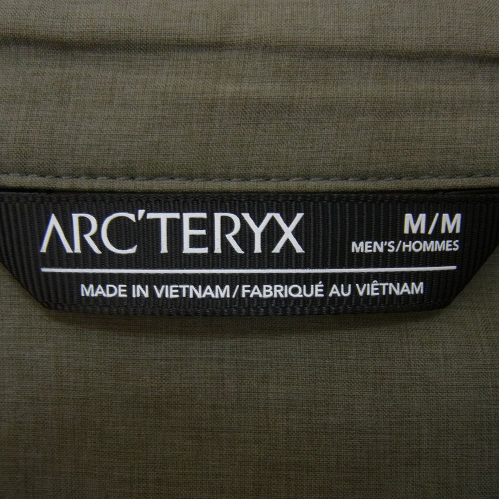 ARC'TERYX アークテリクス X000007416　 Skyline SS Shirt Melange スカイライン メランジ ショートスリーブ 半袖 シャツ カーキ系 M【美品】【中古】