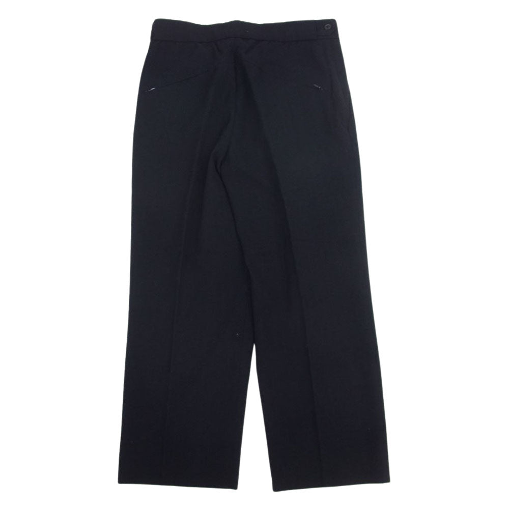Needles ニードルス ウール レーヨン スラックス パンツ ネイビー系 S【極上美品】【中古】