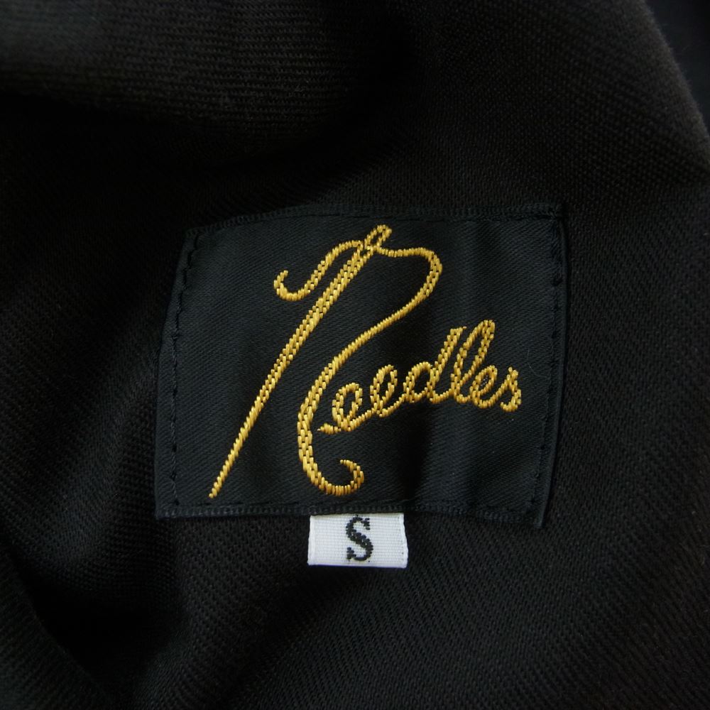 Needles ニードルス ウール レーヨン スラックス パンツ ネイビー系 S【極上美品】【中古】