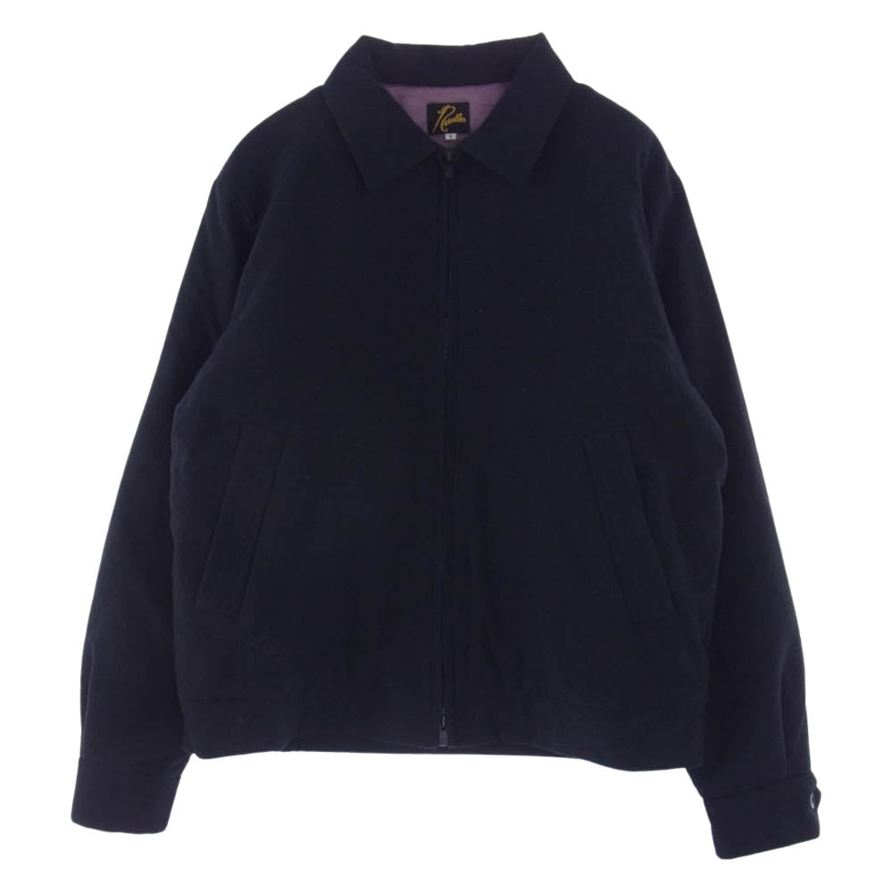 Needles ニードルス LQ140 Sport Jacket スポーツ ジャケット ジップアップ ブルゾン 内キルティング ダークネイビー系 S【中古】