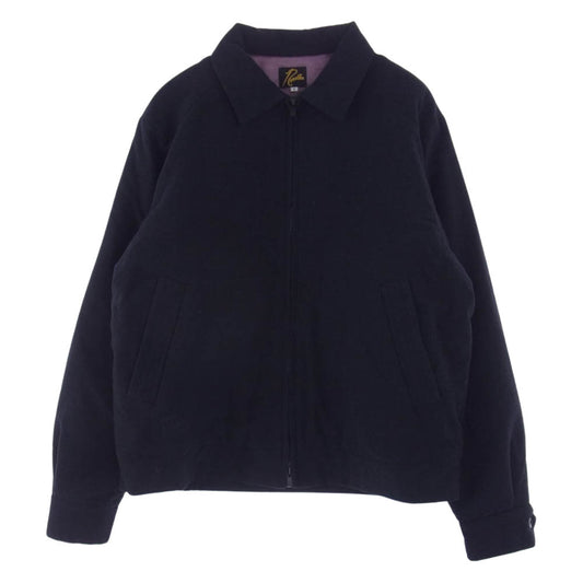 Needles ニードルス LQ140 Sport Jacket スポーツ ジャケット ジップアップ ブルゾン 内キルティング ダークネイビー系 S【中古】