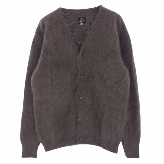 Needles ニードルス 22AW LQ276 Mohair Cardigan Solid モヘア モヘヤ カーディガン ブラウン系 S【中古】