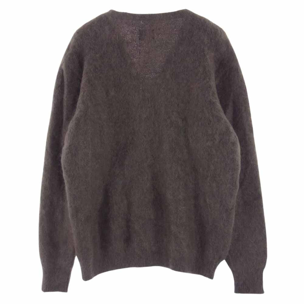 Needles ニードルス 22AW LQ276 Mohair Cardigan Solid モヘア モヘヤ カーディガン ブラウン系 S【中古】