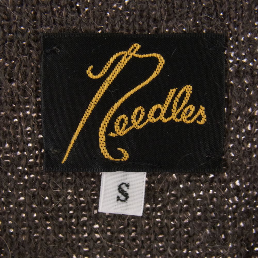 Needles ニードルス 22AW LQ276 Mohair Cardigan Solid モヘア モヘヤ カーディガン ブラウン系 S【中古】
