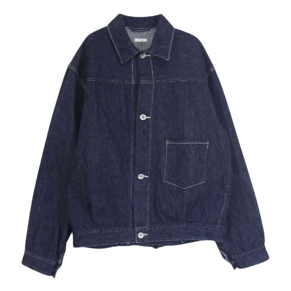 COMOLI コモリ 22SS V01-01001 デニムジャケット 1stモデル インディゴブルー系 1【美品】【中古】