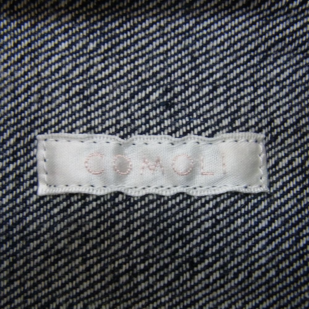 COMOLI コモリ 22SS V01-01001 デニムジャケット 1stモデル インディゴブルー系 1【美品】【中古】