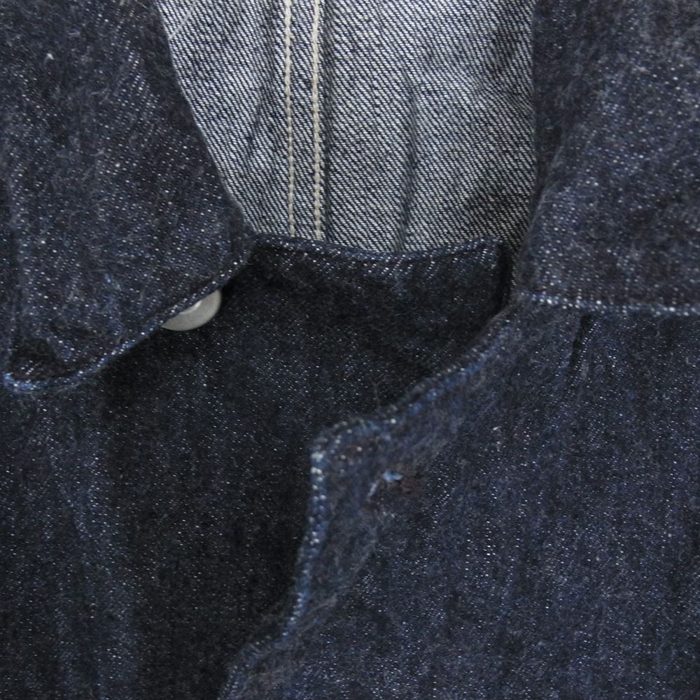 COMOLI コモリ 23AW Y03-01002 デニム カバーオール ワーク ジャケット インディゴブルー系 1【新古品】【未使用】【中古】