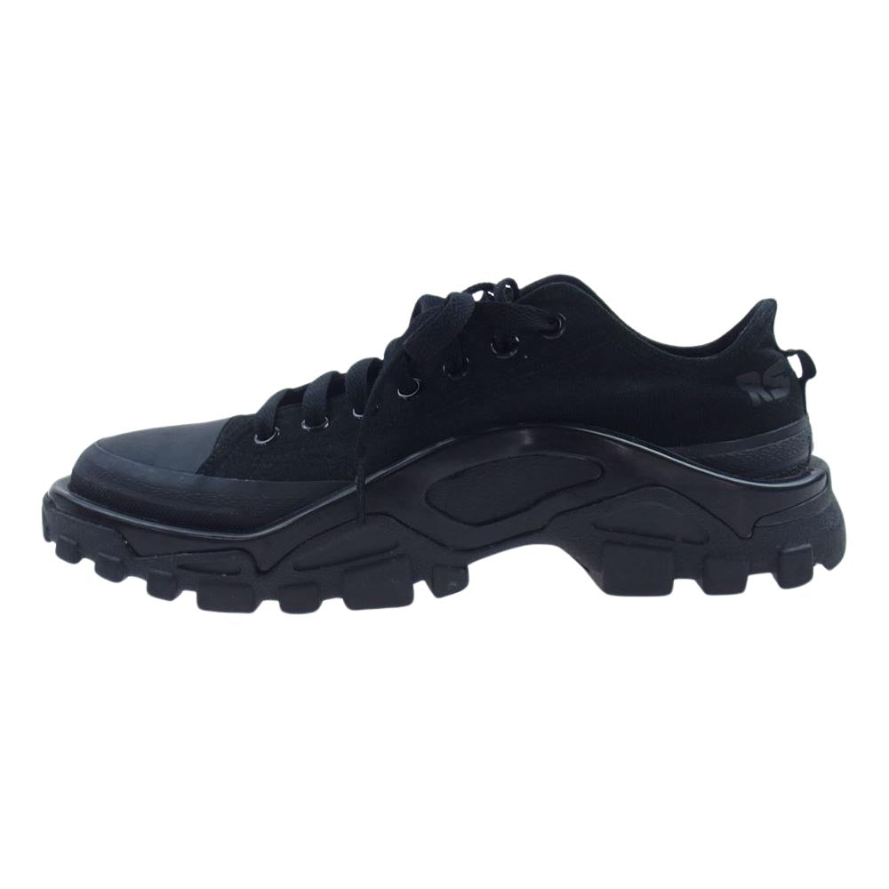 RAF SIMONS ラフシモンズ B22526 ADIDAS アディダス RS DETROIT RUNNER デトロイトランナー スニーカー ブラック系 25.0cm【中古】
