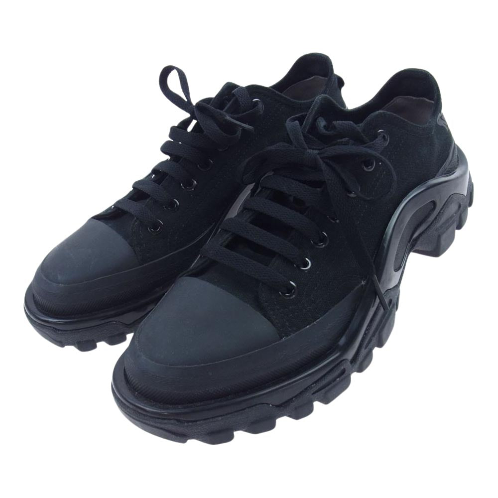 RAF SIMONS ラフシモンズ B22526 ADIDAS アディダス RS DETROIT RUNNER デトロイトランナー スニーカー ブラック系 25.0cm【中古】