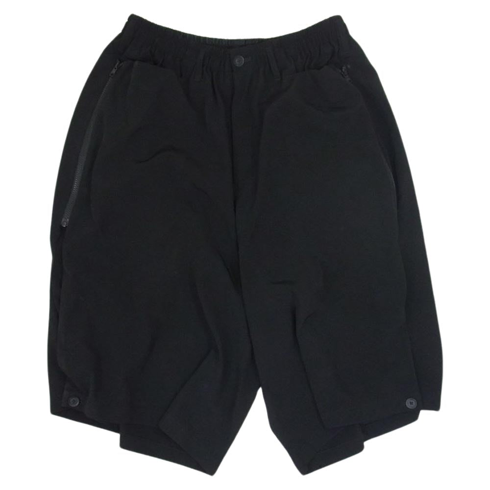 Yohji Yamamoto POUR HOMME ヨウジヤマモトプールオム 20SS HN-P27-500 タキシード サイドジップ オープン ハカマ パンツ ブラック系 2【中古】