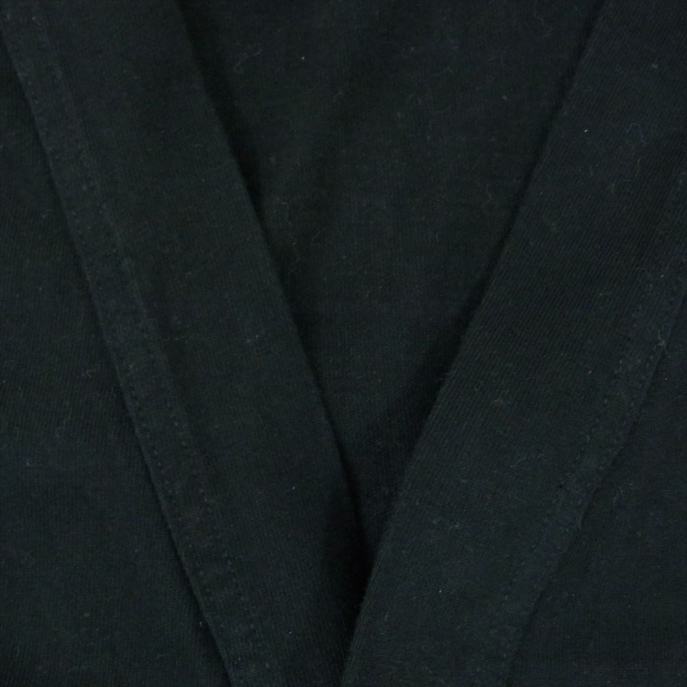 WHITESVILLE ホワイツビル 天竺 カットソー カーディガン ブラック系 L【中古】