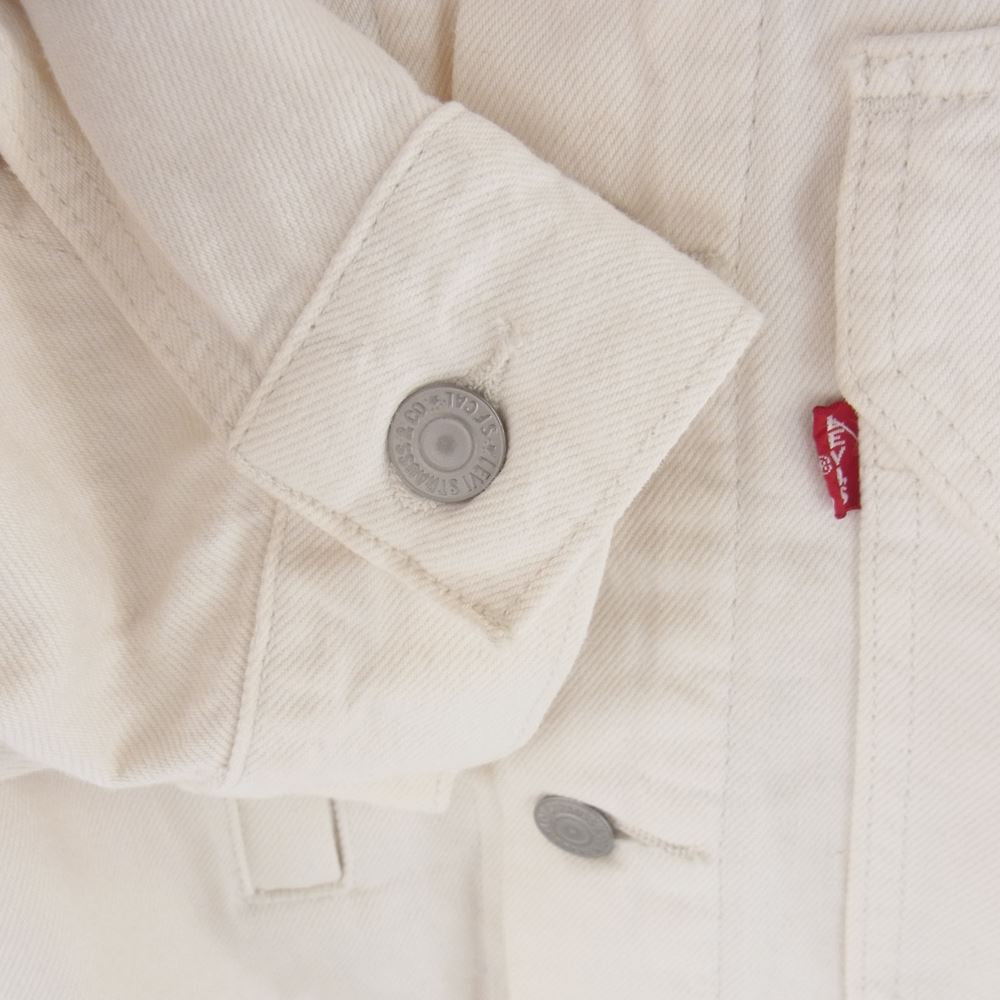 Levi's リーバイス A2424-0000 PREMIUM ATURAL VINTARGE 1st Model ナチュラル デニム トラッカー ジャケット ホワイト系 L【中古】