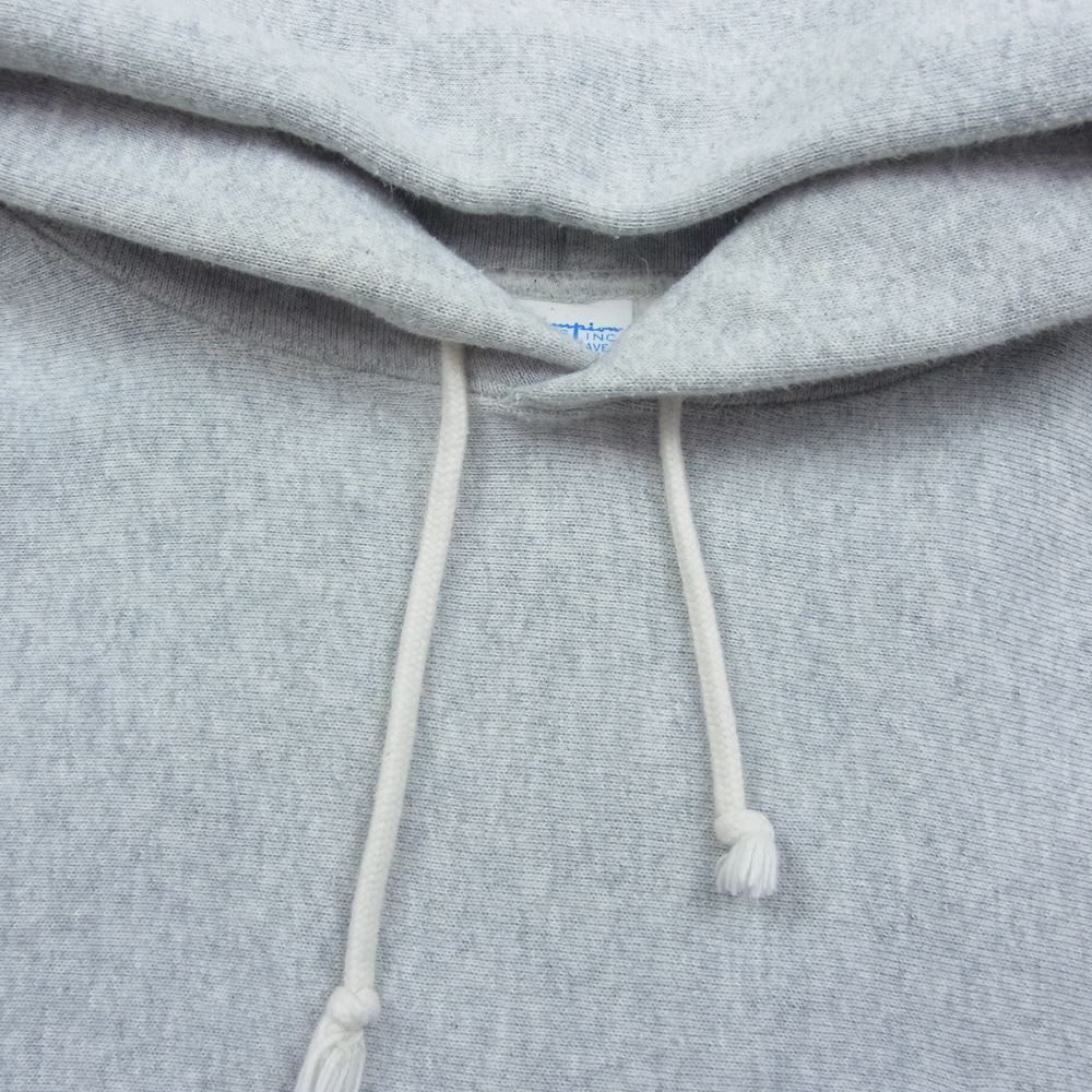 Champion チャンピオン 青単タグ 復刻 バースウィーブ スウェット パーカー グレー系 L【中古】
