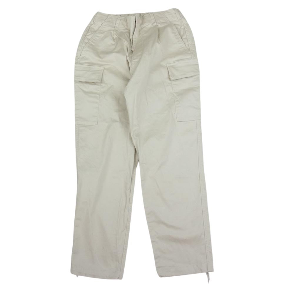 サージュデクレ × ビームスプラス ミリタリー カーゴ パンツ オフホワイト系 M【美品】【中古】