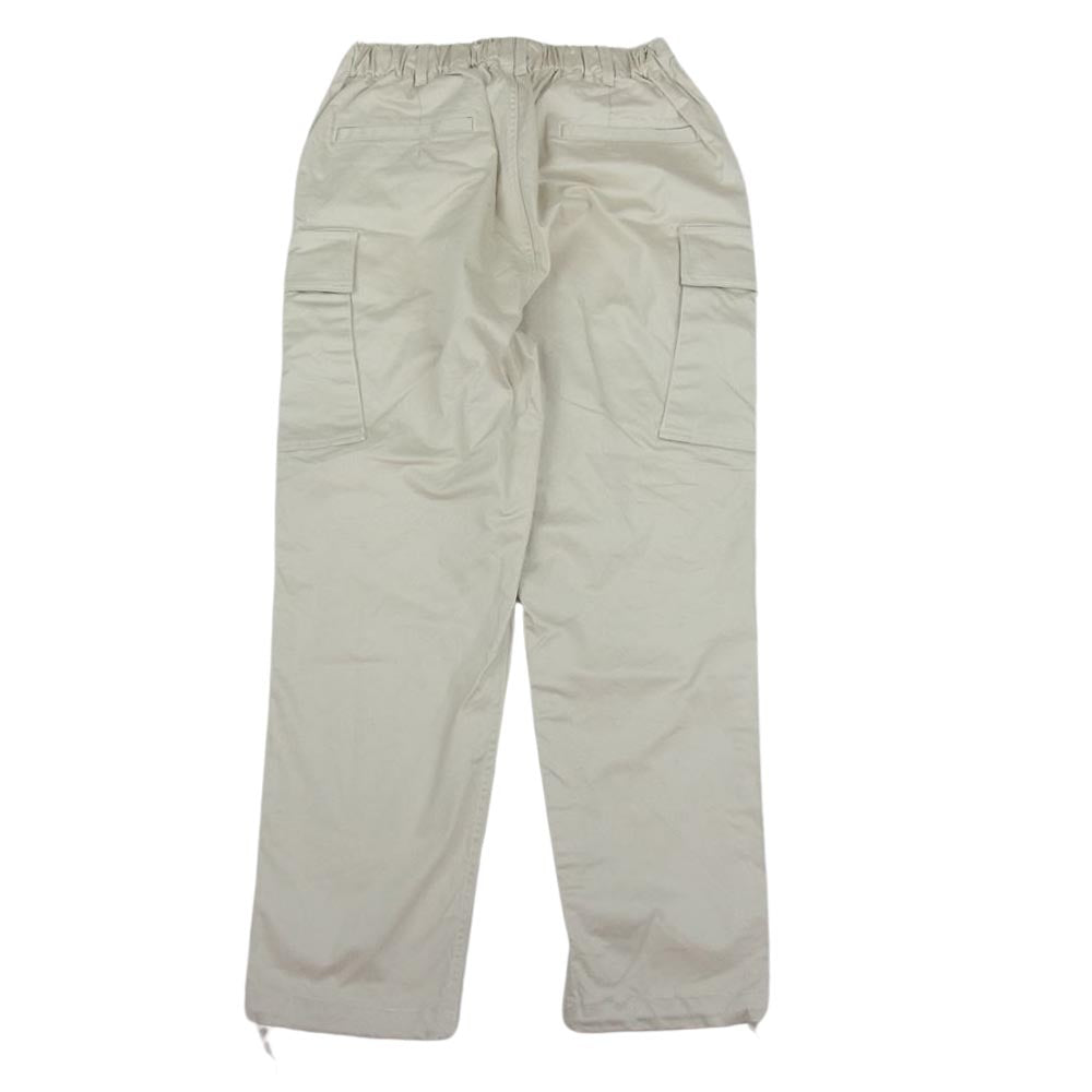 サージュデクレ × ビームスプラス ミリタリー カーゴ パンツ オフホワイト系 M【美品】【中古】
