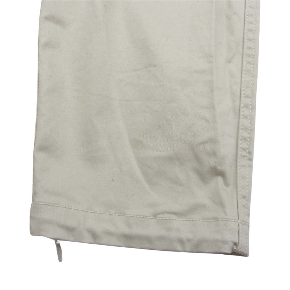 サージュデクレ × ビームスプラス ミリタリー カーゴ パンツ オフホワイト系 M【美品】【中古】