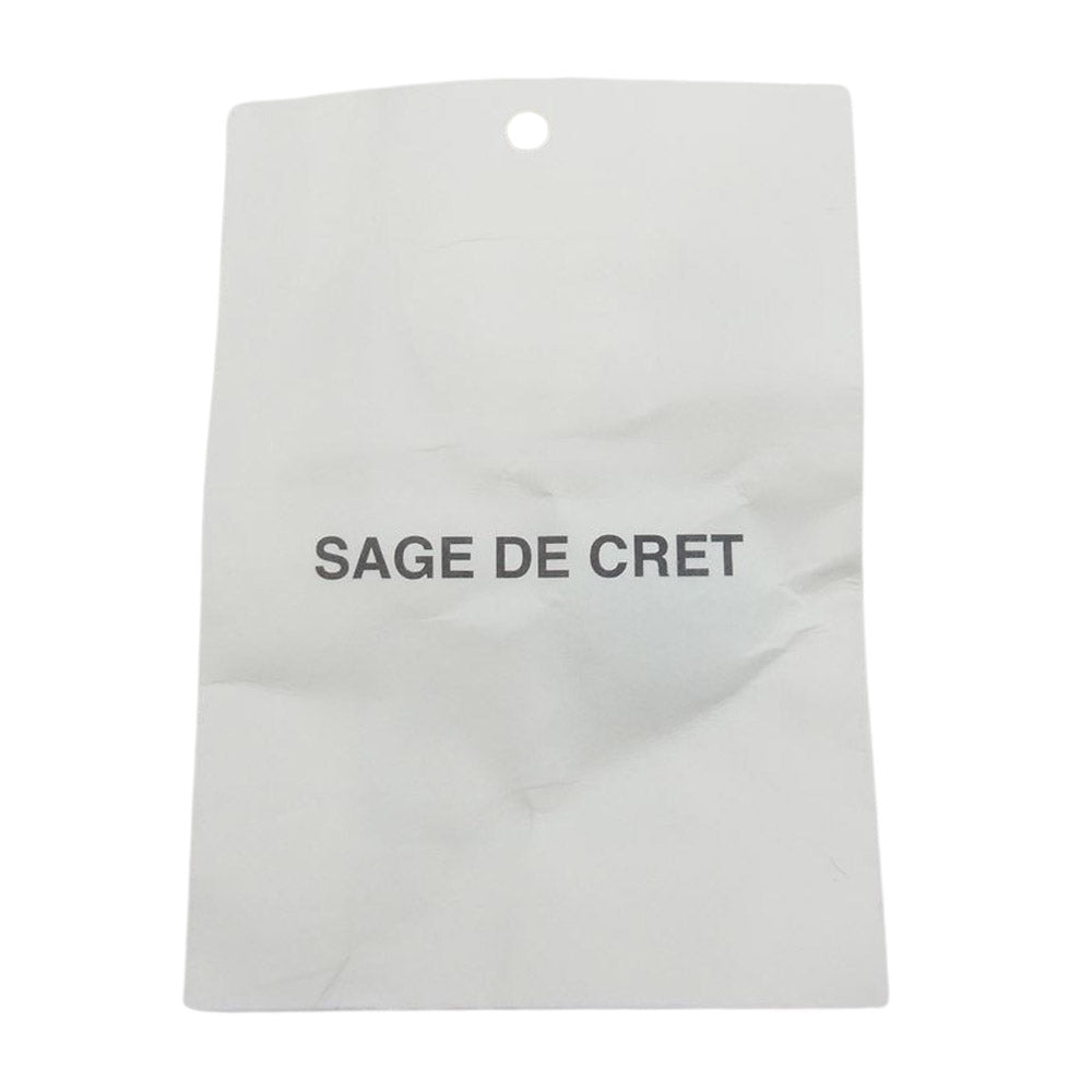 サージュデクレ × ビームスプラス ミリタリー カーゴ パンツ オフホワイト系 M【美品】【中古】