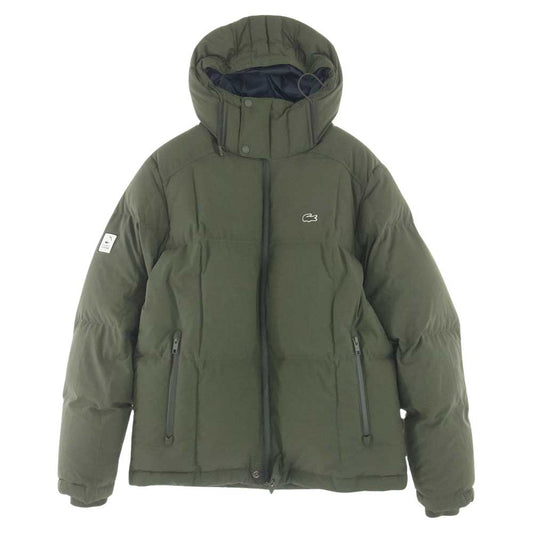 LACOSTE ラコステ BH9803 キルトタフタ ダウン ジャケット カーキ系 US　XS【中古】
