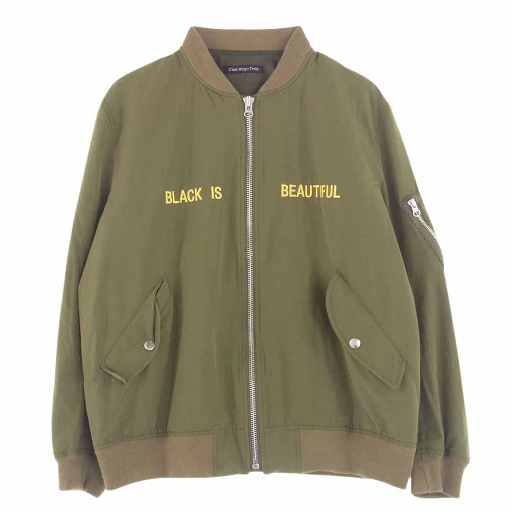 セバントゥア MA-1 JACKET ミリタリー ボンバー ジャケット カーキ系 L【中古】