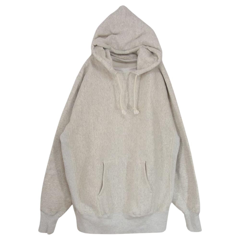 Champion チャンピオン 復刻 プルオーバー アフター フーデッド スウェットシャツ 後付け パーカー   グレー系 XL【中古】