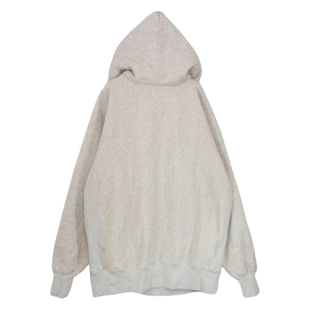 Champion チャンピオン 復刻 プルオーバー アフター フーデッド スウェットシャツ 後付け パーカー   グレー系 XL【中古】