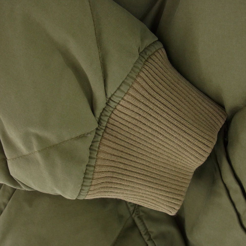 REMI RELIEF レミレリーフ キルティング ダウン ジャケット カーキ系 XL【中古】