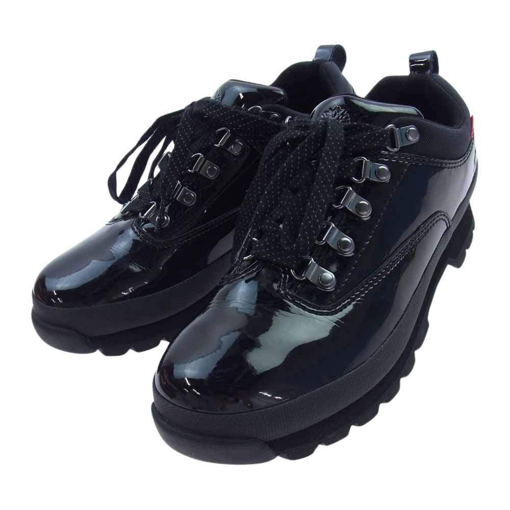 Supreme シュプリーム 20SS Timberland Euro Hiker Low Patent Leather ティンバーランド ユーロハイカー ロー パテントレザー ブーツ ブラック系 26cm【中古】
