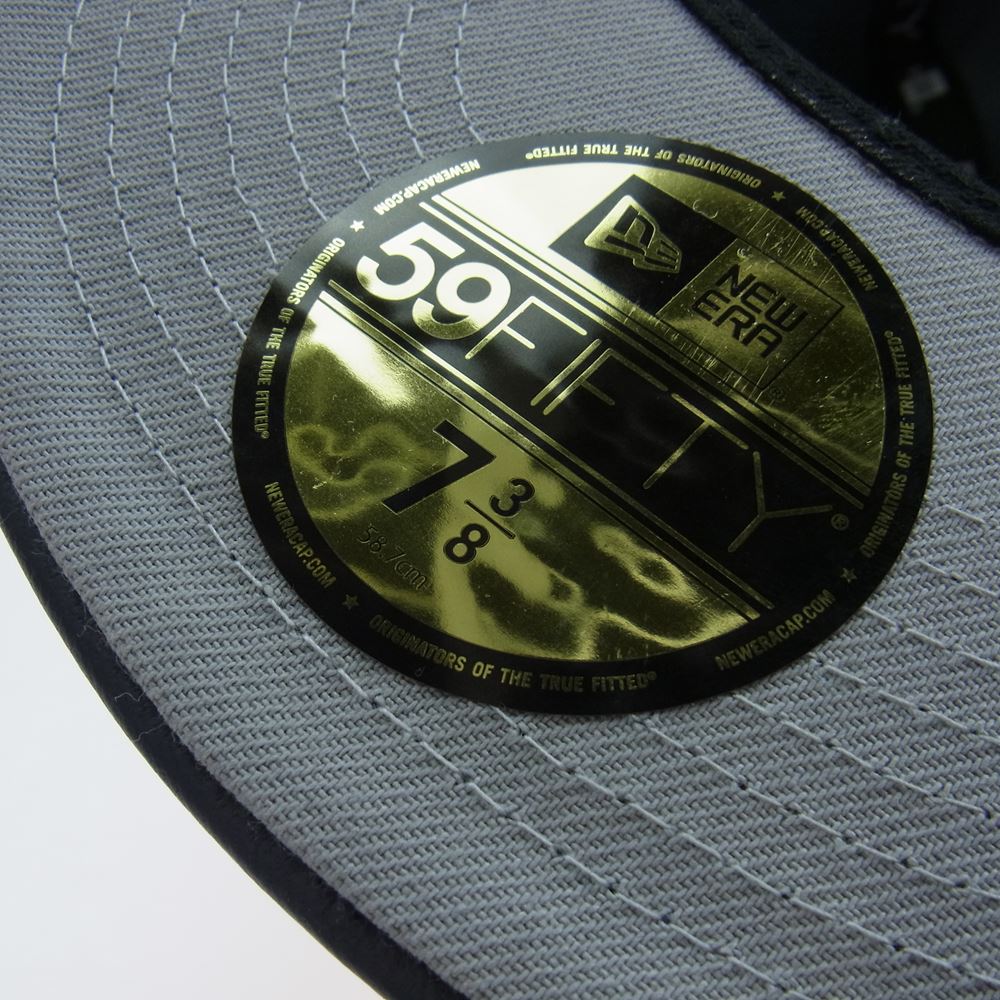 Supreme シュプリーム Leather Earflap Box Logo New Era ニューエラ レザー イヤーフラップ ボックスロゴ キャップ 帽子 ネイビー ネイビー系【美品】【中古】