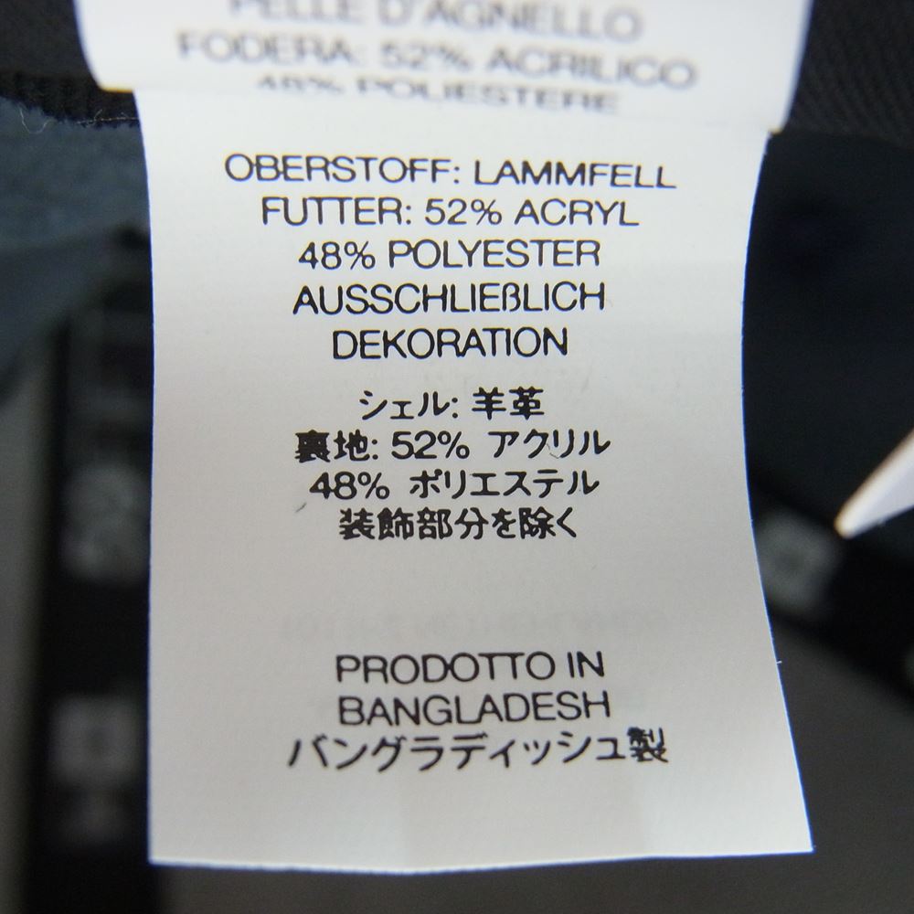 Supreme シュプリーム Leather Earflap Box Logo New Era ニューエラ レザー イヤーフラップ ボックスロゴ キャップ 帽子 ネイビー ネイビー系【美品】【中古】