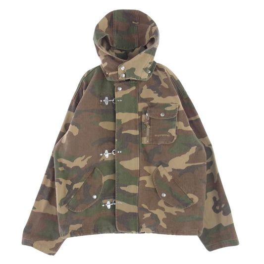 Supreme シュプリーム 23SS Canvas Clip Jacket キャンバス クリップ ジャケット マルチカラー系 L【美品】【中古】