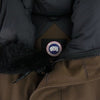 CANADA GOOSE カナダグース 2072JM YORK TON ヨークトン ファー付フーディ ダウン ジャケット ブラウン系 S【中古】