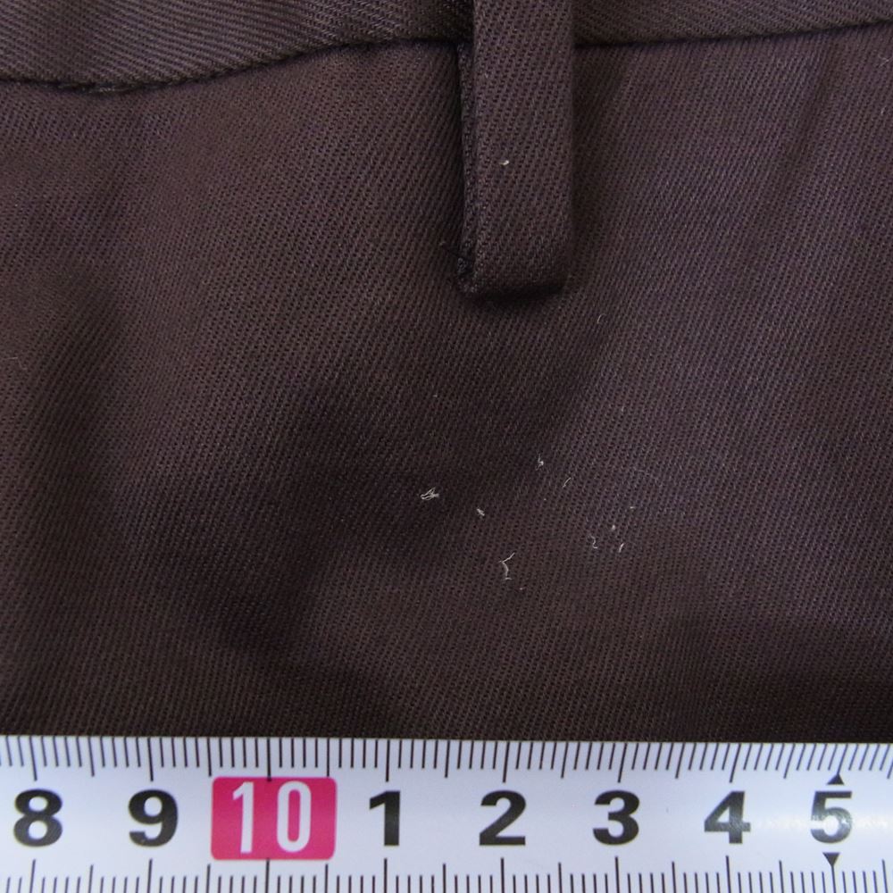 Paul Smith ポール・スミス 213051 150MT コットンストレッチ アンクルカットパンツ ブラウン系 S【中古】