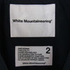 WHITE MOUNTAINEERING ホワイトマウンテニアリング 18AW WM1873215 ニット切替 ボーダー フルジップ ジャケット ブルー系 グリーン系 2【中古】