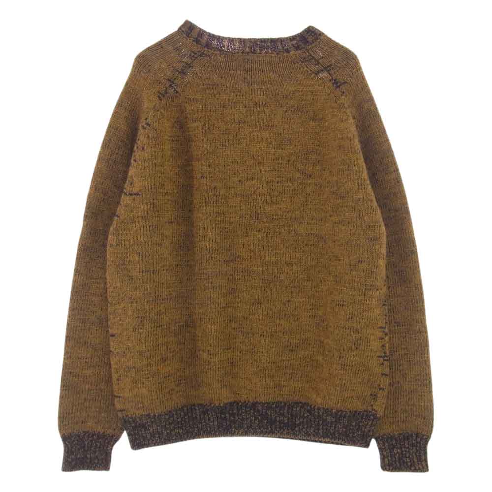 TOGA トーガ 22AW TV22-XN305 VIRILIS ビリリース CONCHO KNIT PULLOVER コンチョ ニット プルオーバー イエローブラウン系 46【中古】