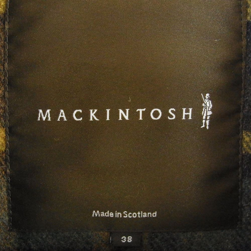 Mackintosh マッキントッシュ 国内正規品 英国製 スコットランド製 FIELDS WEIR ウール チェック ダッフルコート マルチカラー系 38【中古】